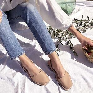 PONS Acarcas Tan Leather Sandals